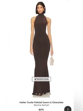 Brown Norma Kamali dress size 34 (xs)